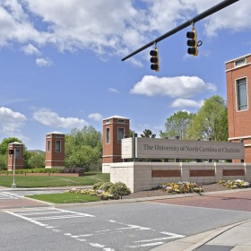 walk to campus in just 15 minutes uncc campus entrance